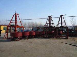 Függőleges megerősített vízelvezető víz beton csőgyártó gép